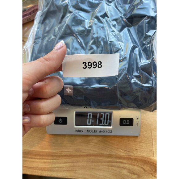 Figs Womens Yola Scrub Pants Size L Technical Collection Navy Blue High Waisted - Picture 7 of 7